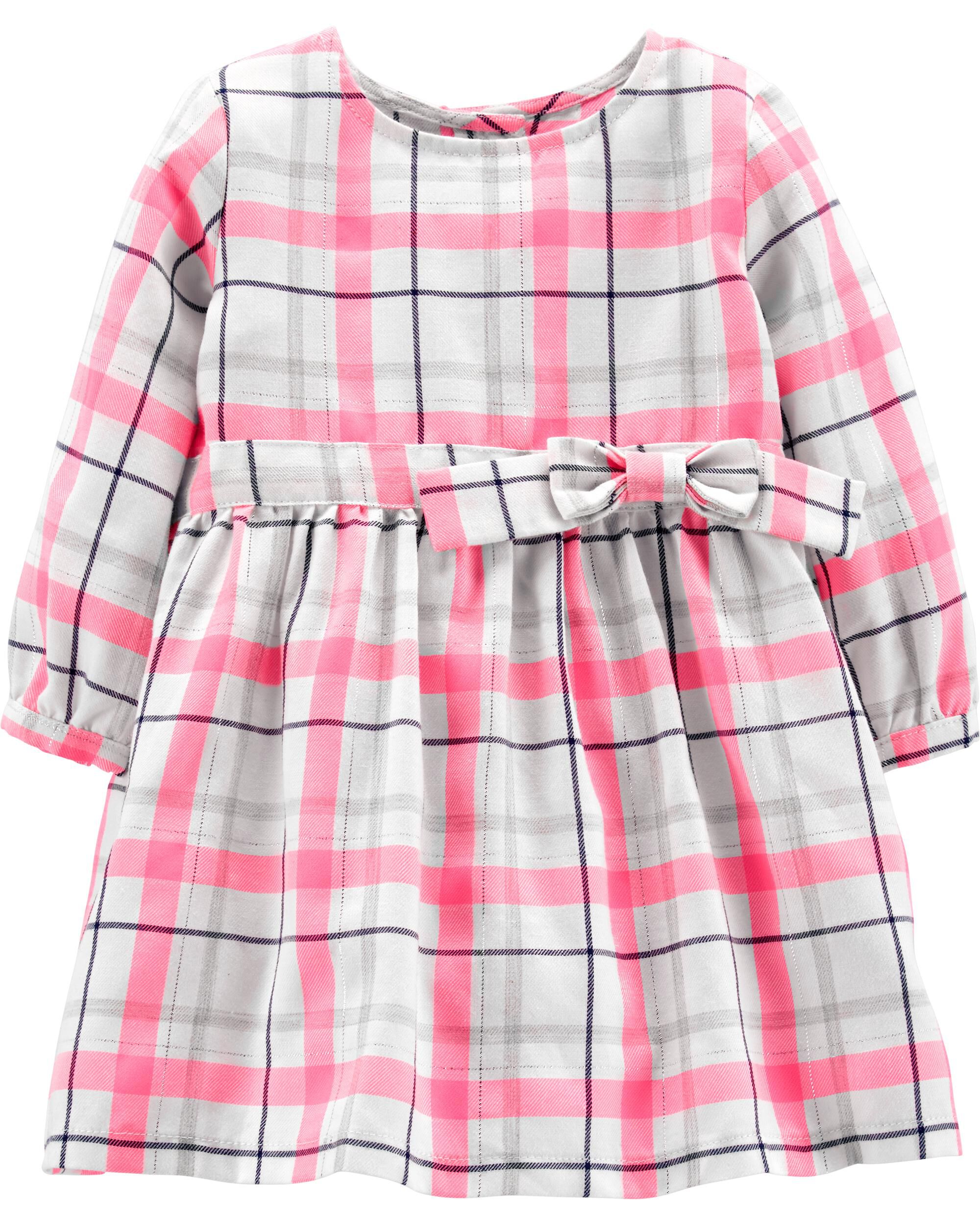 Carters plaid twill dress clearance
