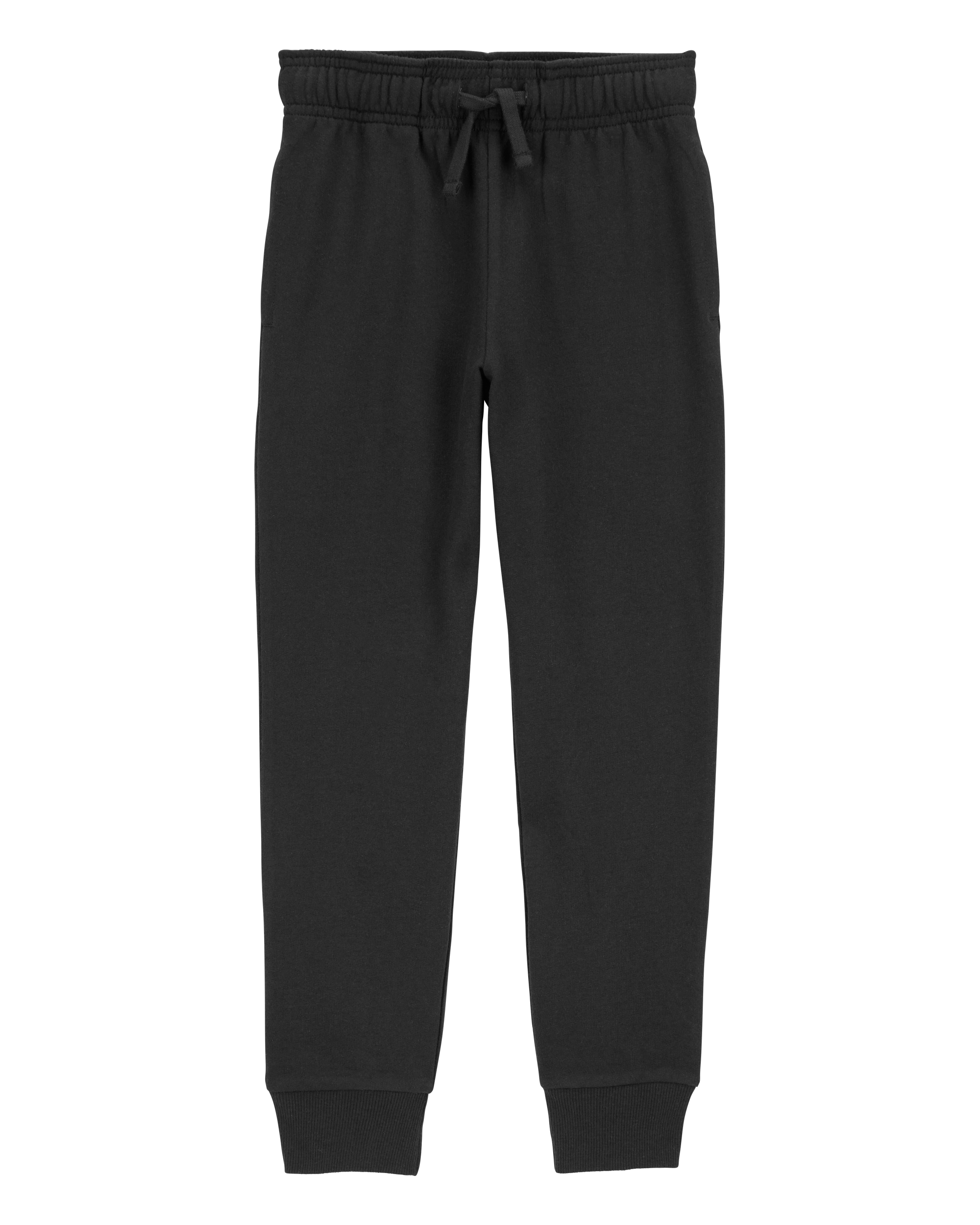 Kid Pull-On Drawstring Joggers - Black