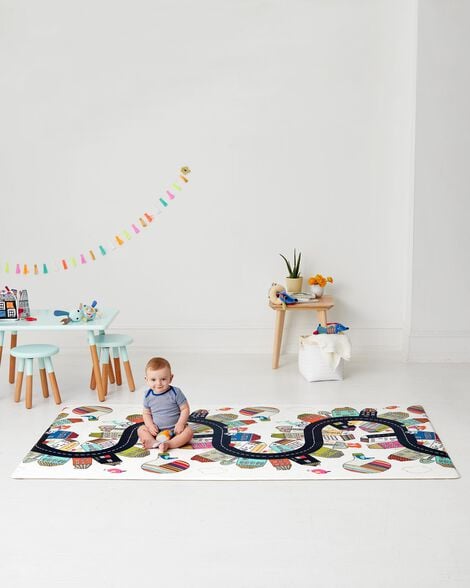  Product image 3 of Doubleplay Reversible Playmat - Vibrant Village