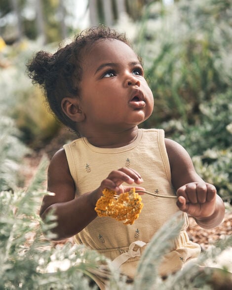 Product image 4 of Baby Girl Organic Cotton Pineapple-Print Romper