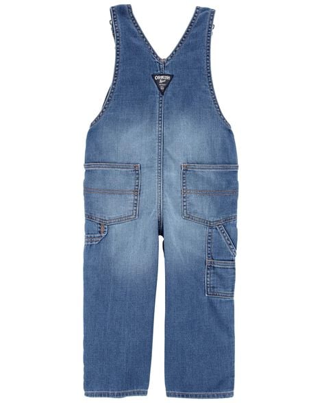  Product image 2 of Toddler Knit-Like Denim Overalls