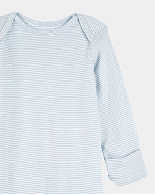 Product image 2 of Baby 2-Pack Sleeper Gowns - Blue/White