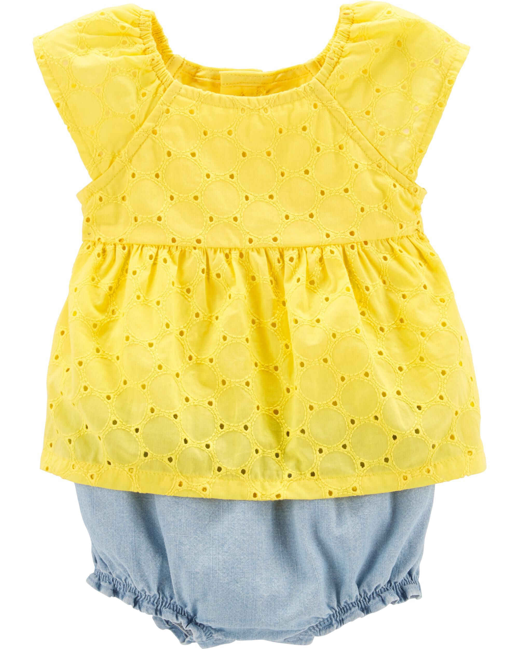 carters yellow dress