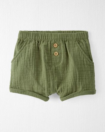Toddler Organic Cotton Gauze Shorts