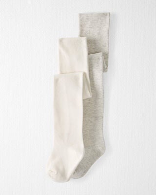 Product image 1 of Toddler 2-Pack Tights Made with Organic Cotton