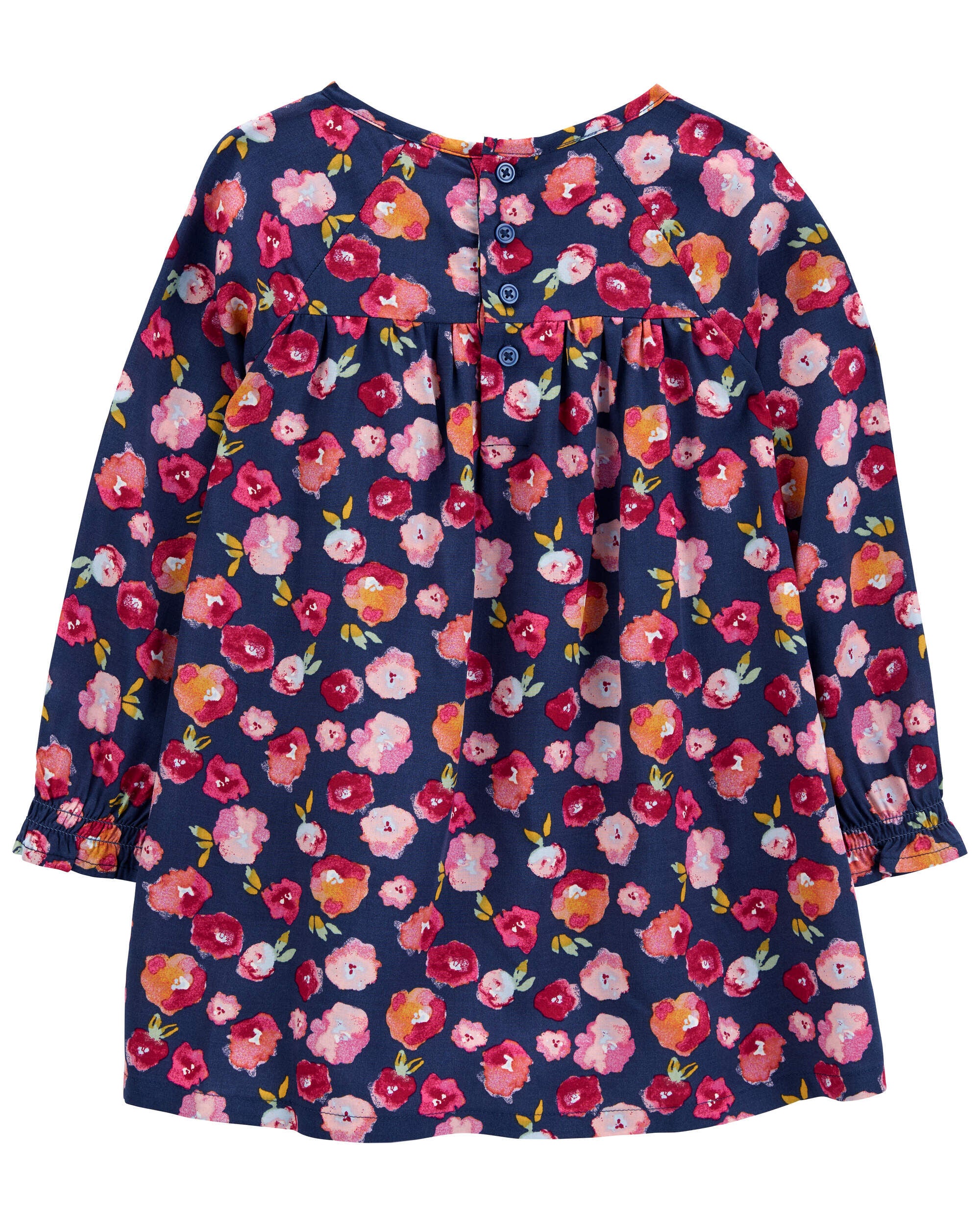 Toddler Navy Flower Babydoll Dress Carter s Carter s