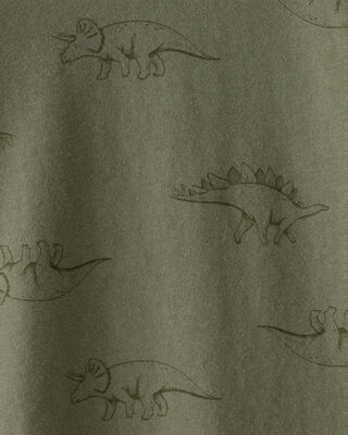 Product image 2 of Baby Boy Dinosaur Print Long-Sleeve Tee - Green