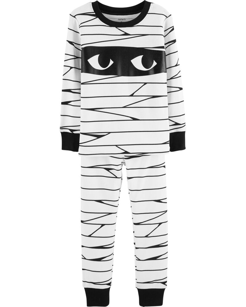 2 Piece Halloween Mummy Glow In The Dark Snug Fit Cotton Pjs Carters Com