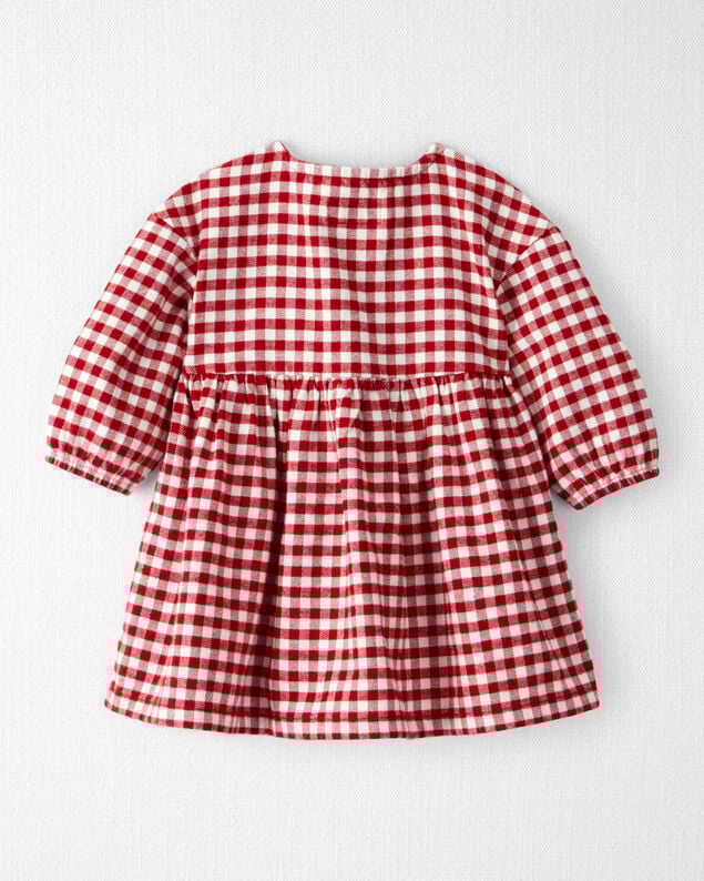 Product image 2 of Baby Girl Organic Cotton Flannel Dress