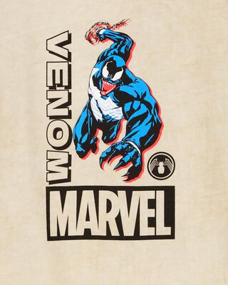 Product image 2 of Kid Superhero Long-Sleeve Graphic Tee - Tan