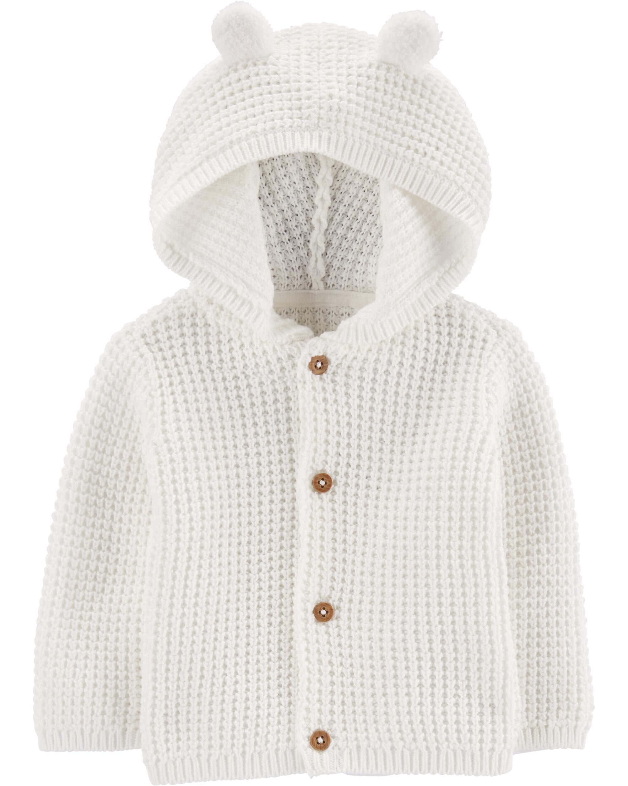 carters white cardigan