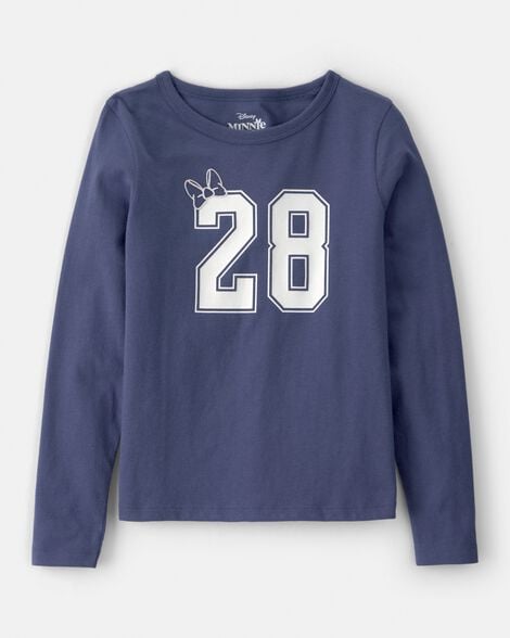 Girls Disney© Minnie Mouse Long-Sleeve Top - Navy