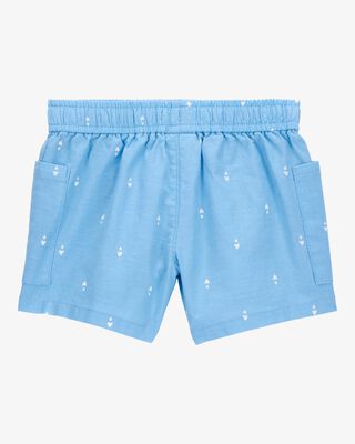Product image 2 of Toddler Heart Drop Print Drawstring Shorts - Blue