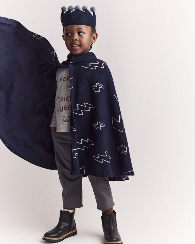 Product image 1 of Toddler Lightning Bolt Dress Up Cape - Navy