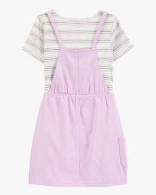 Product image 2 of Kid 2-Piece Tee and Skirtall Set-Purple