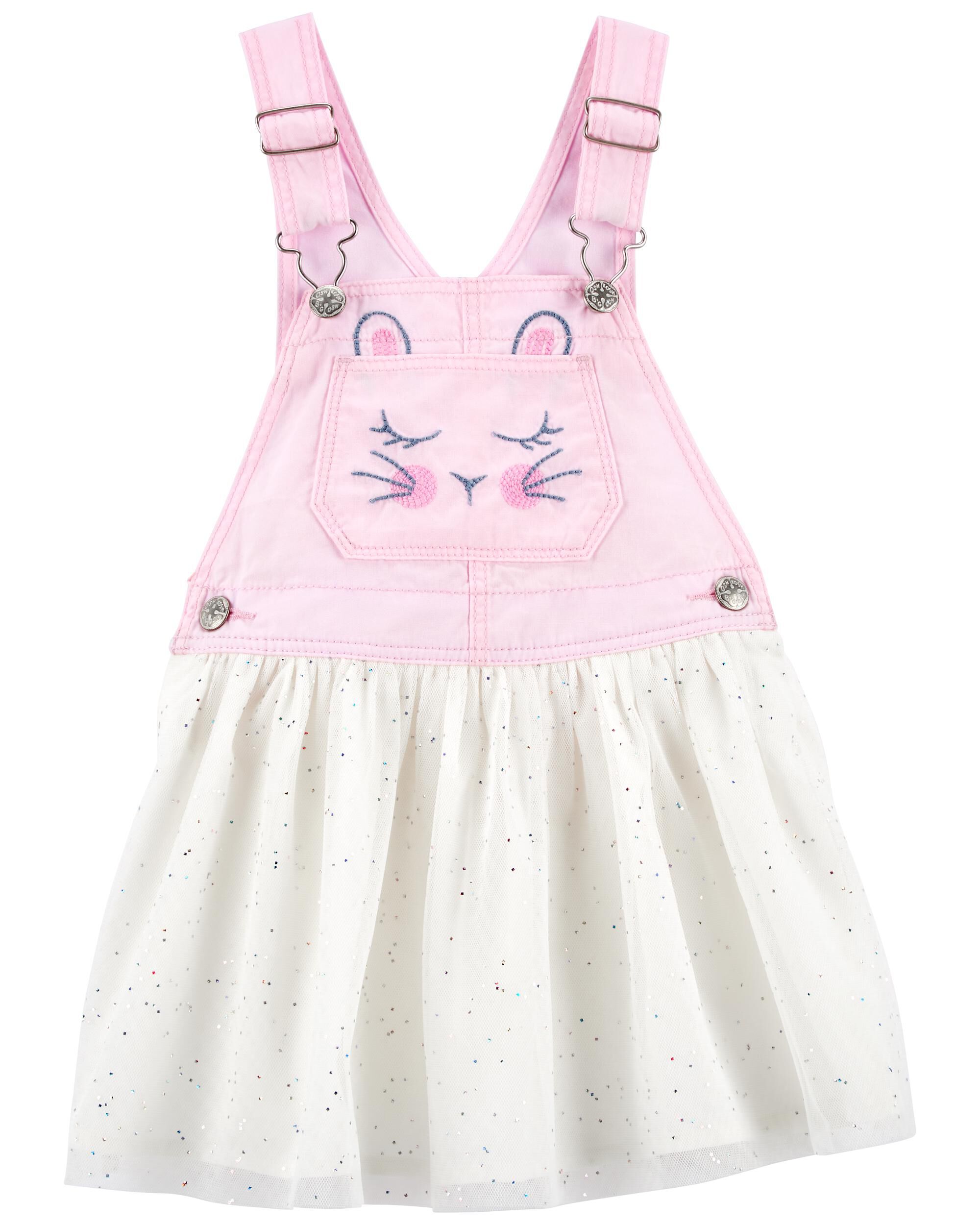 Toddler Denim Tulle Bunny Jumper Dress - OshKosh | Carter's