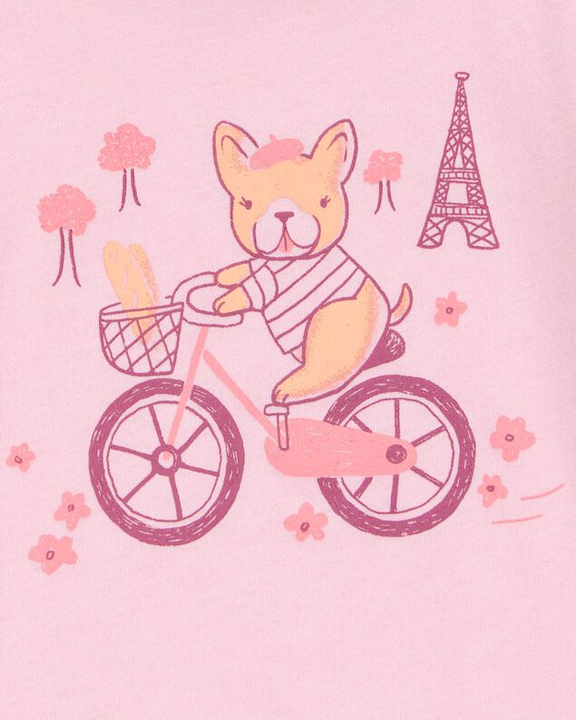 Product image 2 of Toddler Paris Short-Sleeve Graphic Tee - Pink