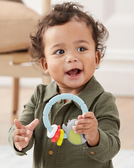  Product image 3 of Silver Lining Cloud Teethe & Play Toy - Bird
