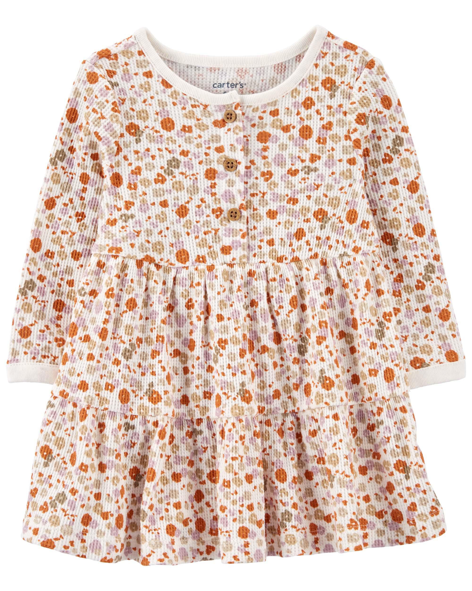 Carters yellow floral dress clearance