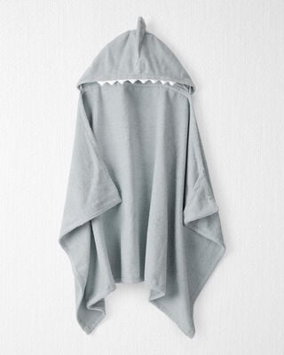 Product image 1 of Toddler Organic Terry Cotton Shark Towel