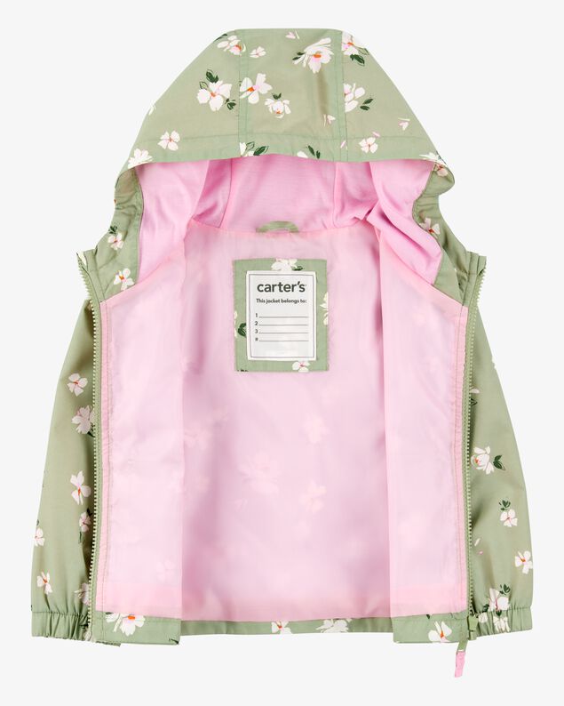 Product image 2 of Baby Floral Windbreaker - Green