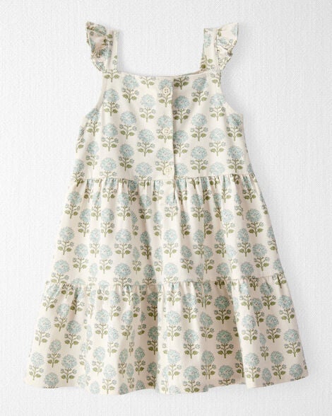  Product image 2 of Toddler Organic Cotton Floral-Print Dress
