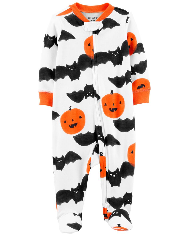 White Halloween 2-Way Zip Sleep & Play | carters.com