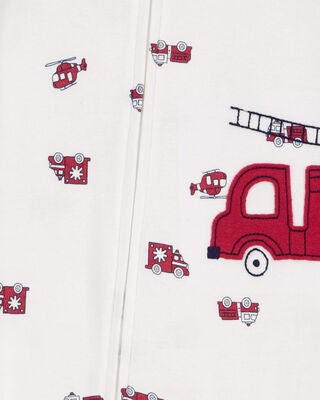 Product image 2 of Baby 1-Piece Firetruck 100% Snug Fit Cotton Footie Pajamas