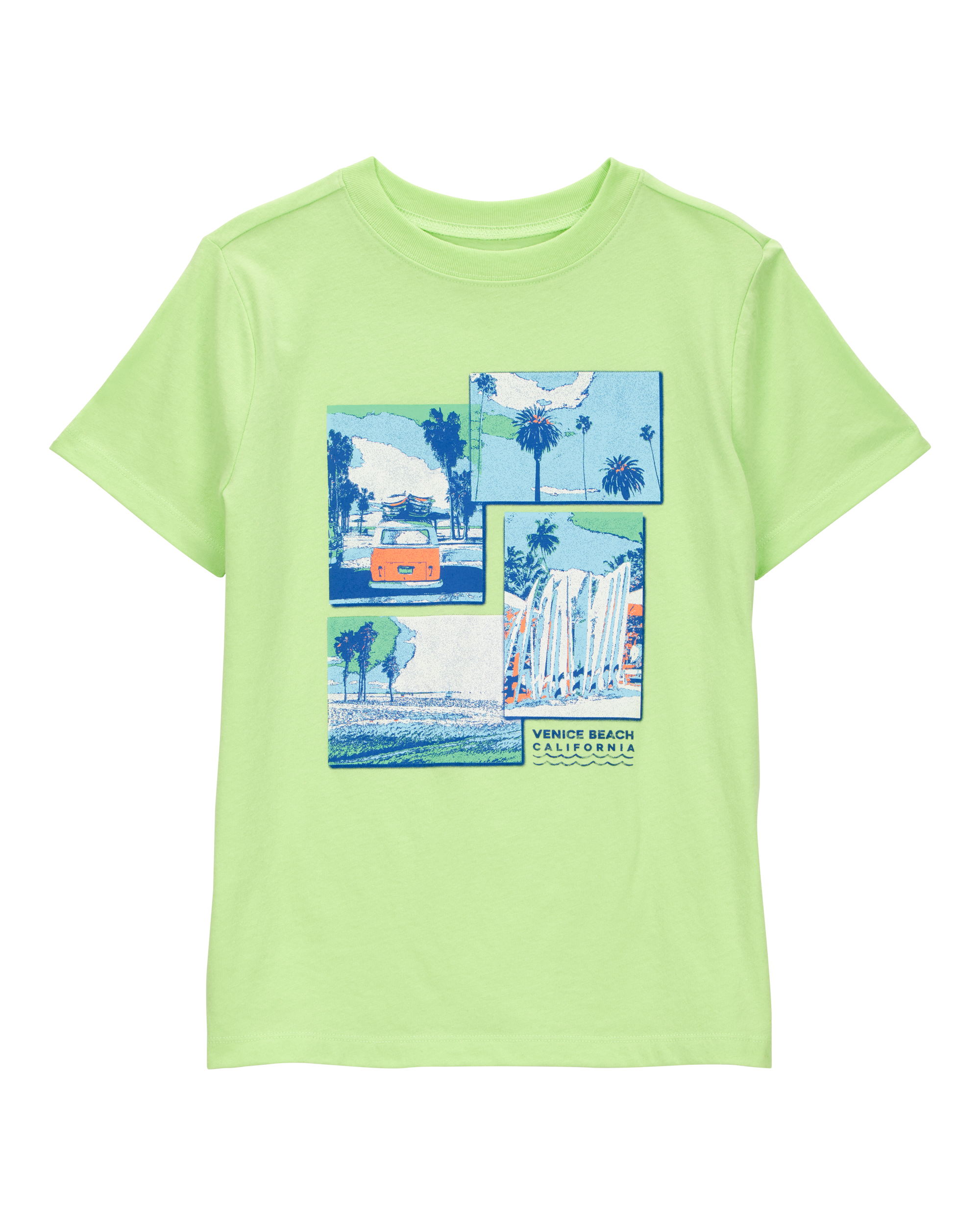 Boys Venice Beach Graphic Tee - Green
