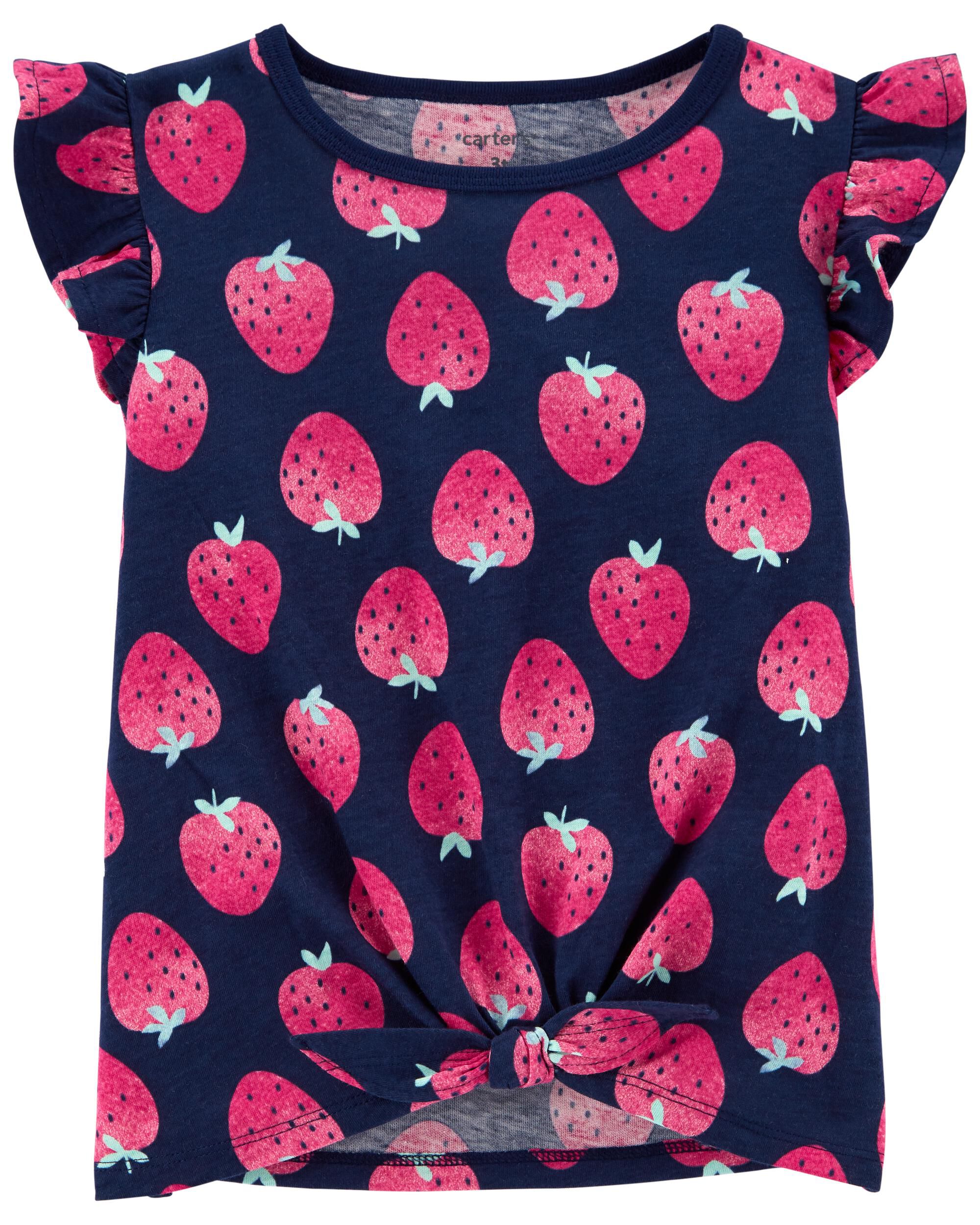 *CLEARANCE* Strawberry Jersey Top
