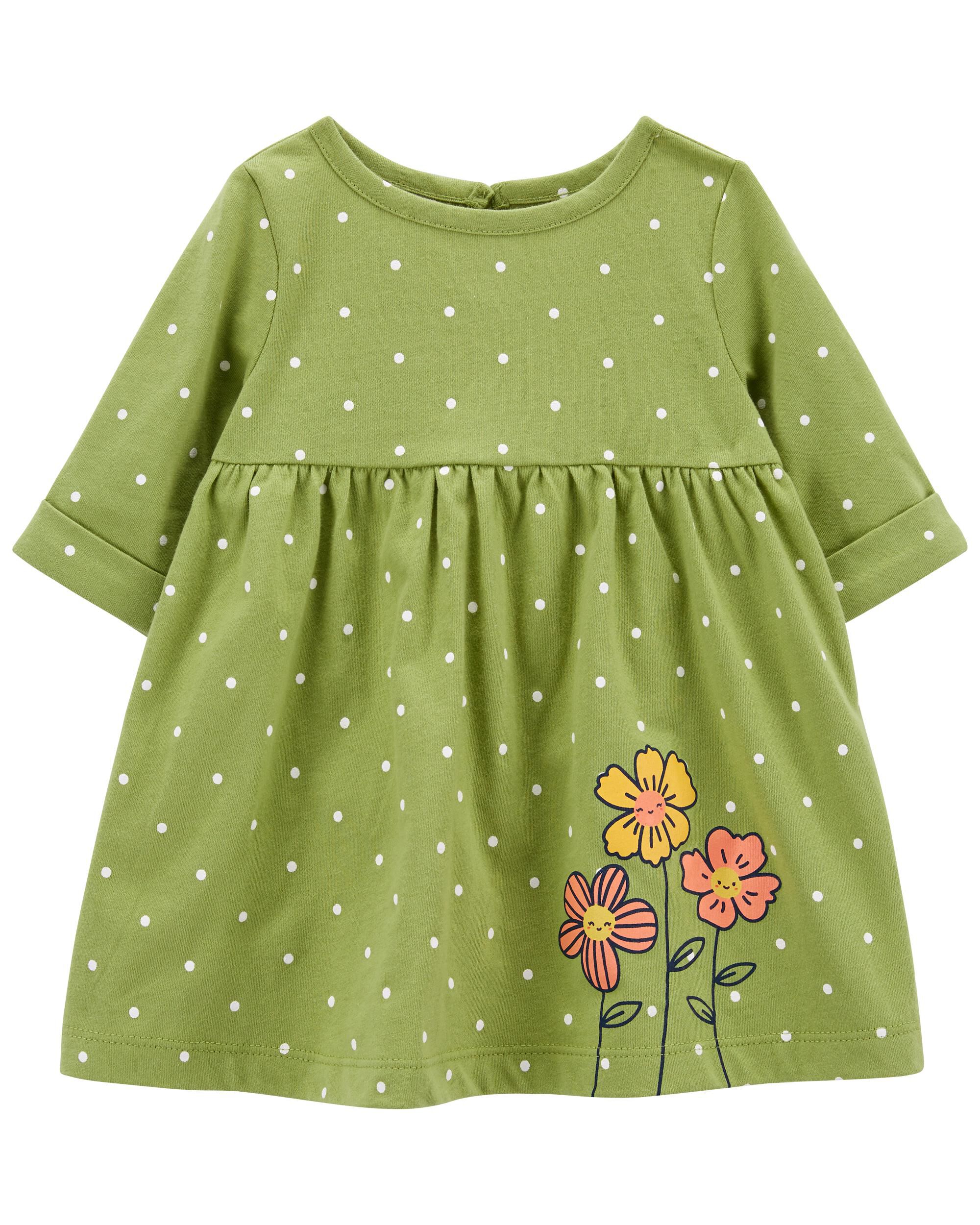Carters yellow floral dress hot sale