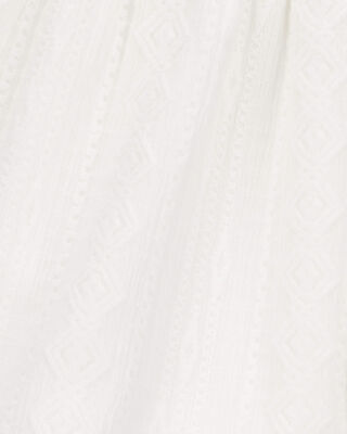 Product image 2 of Kid Pull-On Smocked Shorts - Cream