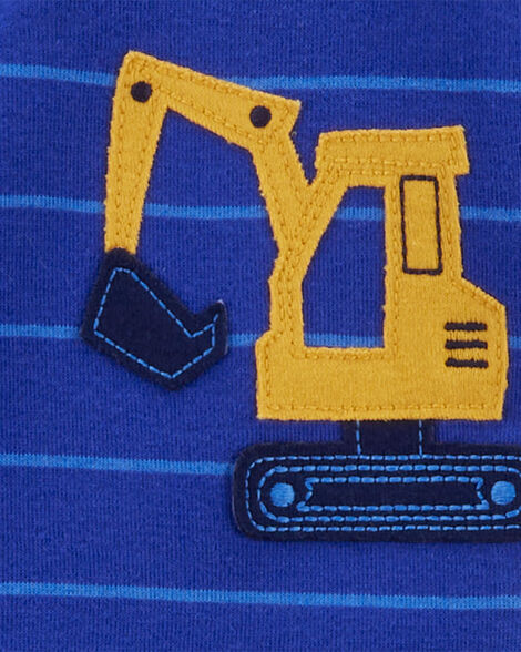  Product image 2 of Toddler 1-Piece Construction 100%  Cotton Footie Pajamas