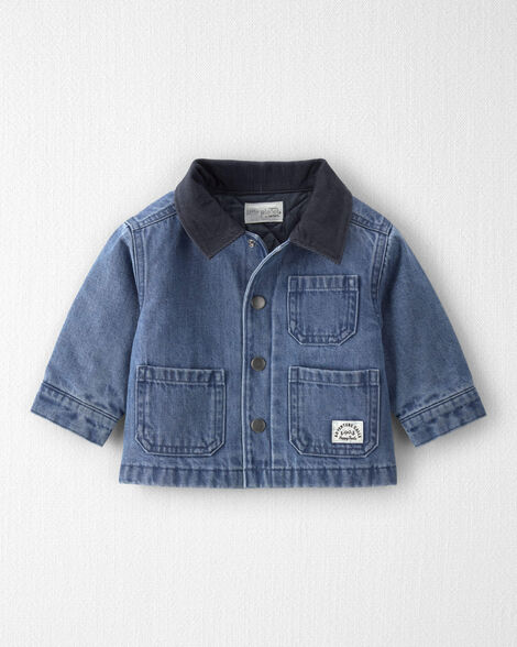 Baby Organic Cotton Denim Barn Jacket