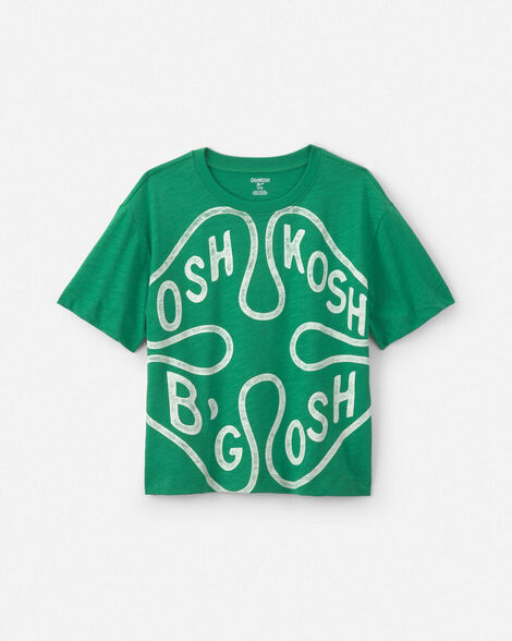 Girls 'OshKosh B'Gosh' St Patrick's Day Graphic Tee - Green