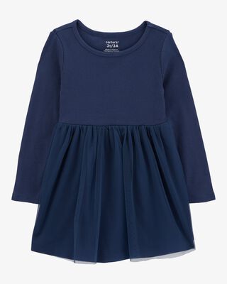 Product image 1 of Baby Tutu Long-Sleeve Jersey Dress