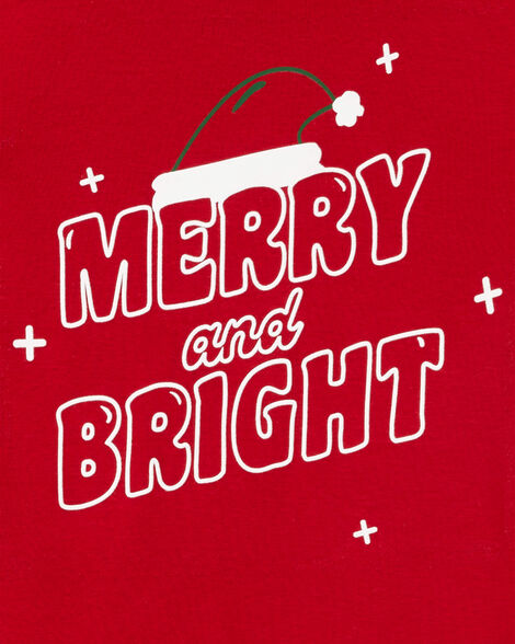  Product image 3 of Kid 2-Piece Santa Fleece & Cotton Pajamas