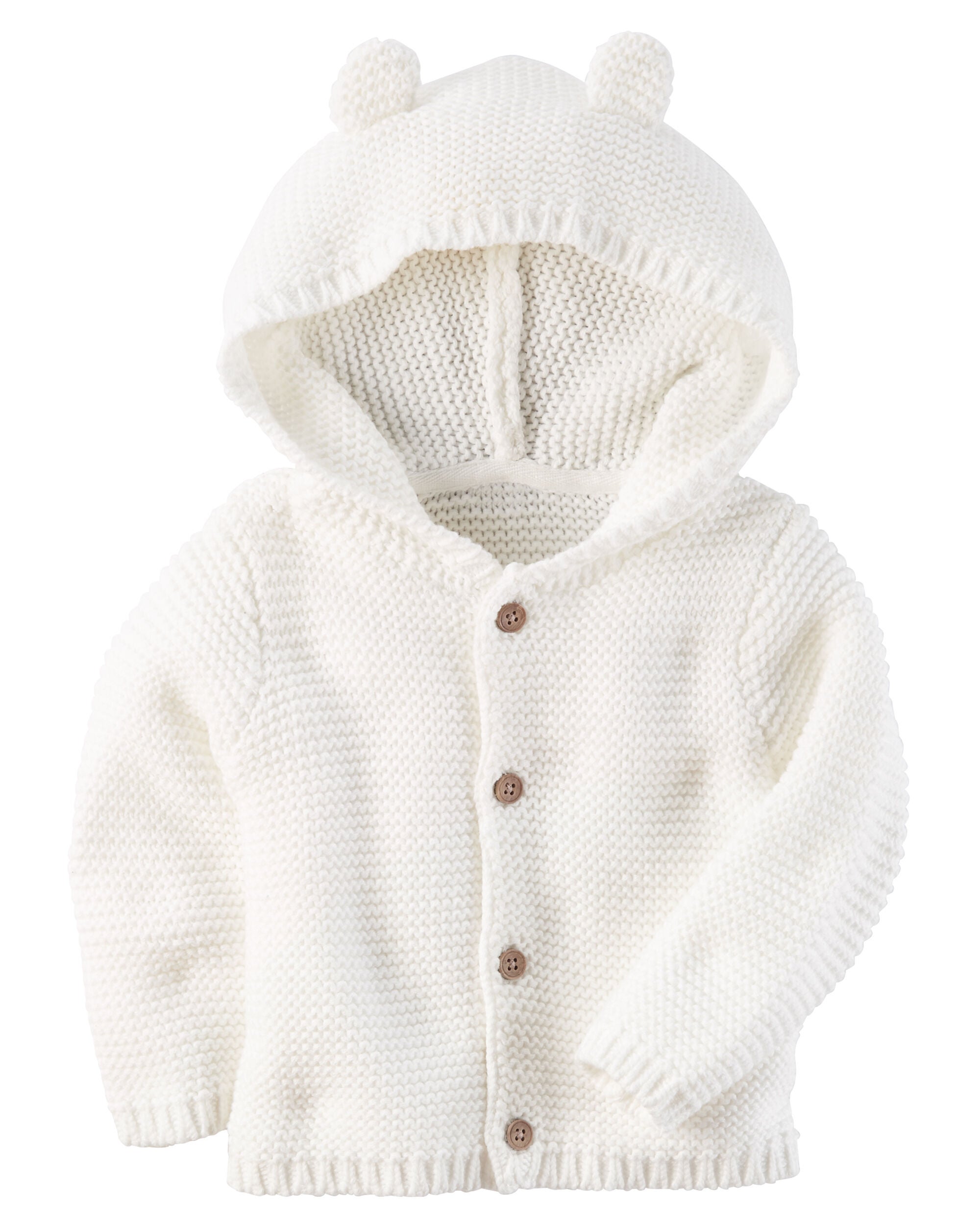 carter's white cardigan