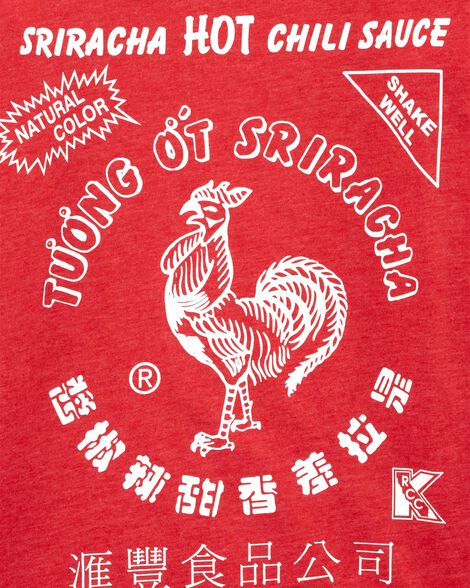 Product image 3 of Kid Sriracha Long-Sleeve Graphic Tee - Red