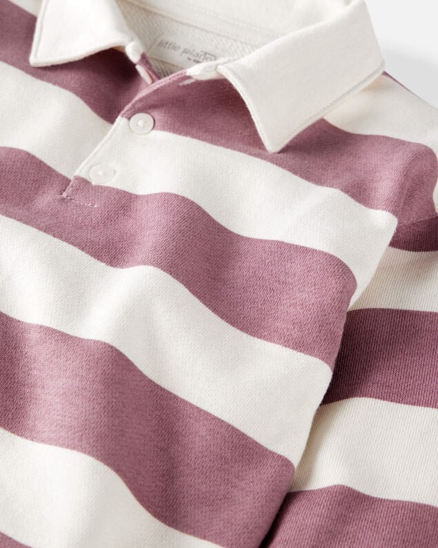 Product image 2 of Toddler Organic Cotton Henley Top in Stripes