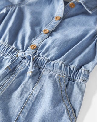 Product image 2 of Toddler Organic Cotton Chambray Romper