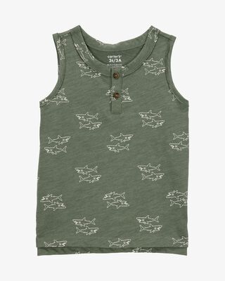 Product image 1 of Baby Shark Slub Jersey Sleeveless Tank