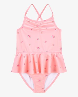 Product image 1 of Toddler 1-Piece Floral Tutu Swimsuit - Pink