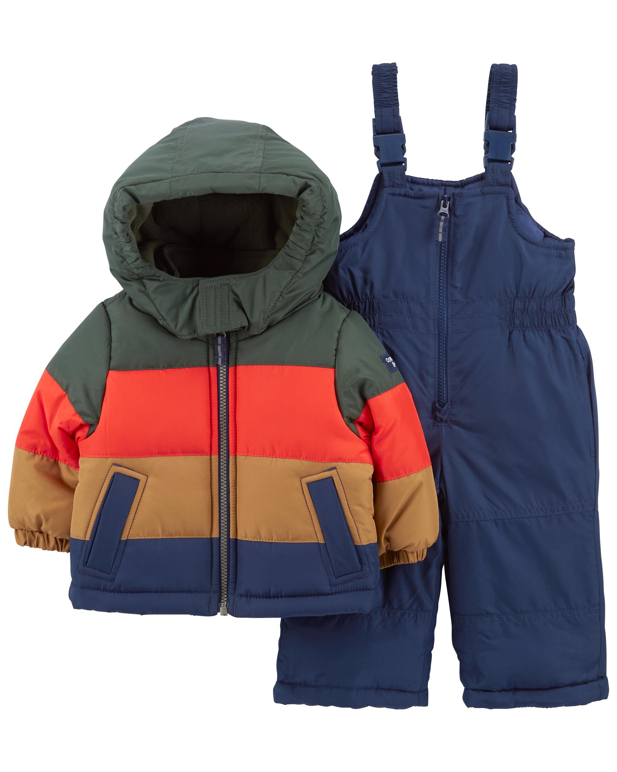 Baby 2 Piece Striped Snowsuit OshKosh Carter s