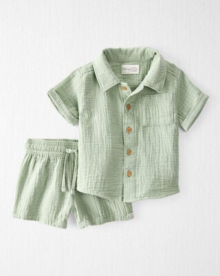 Product image 1 of Baby 2-Piece Organic Cotton Gauze Set