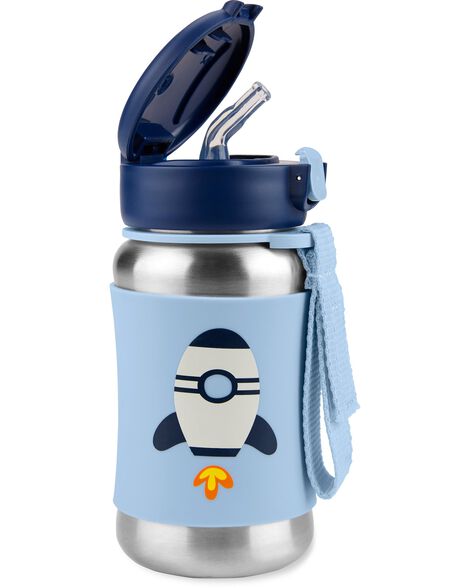  Product image 2 of Spark Style Stainless Steel Straw Bottle - Rocket