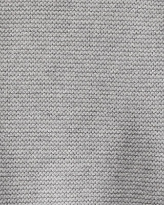 Product image 2 of Baby Organic Cotton Sweater Knit Overalls in Heather Grey