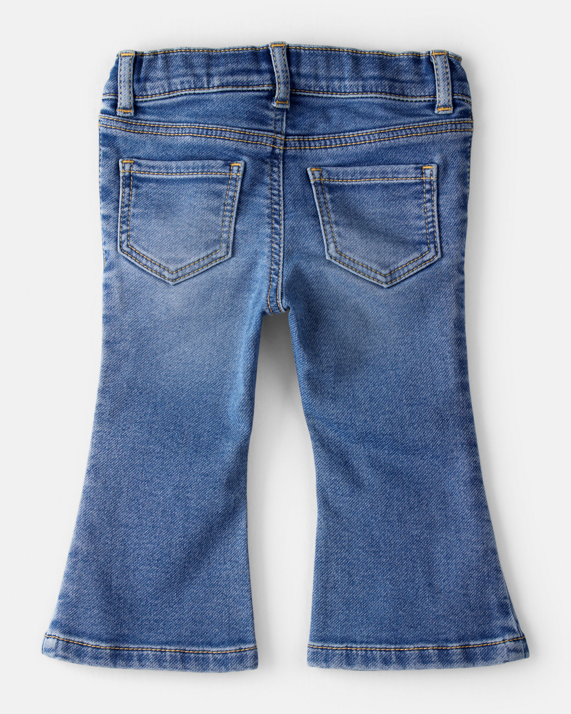 Baby Girl Denim Bootcut Jeans - Blue