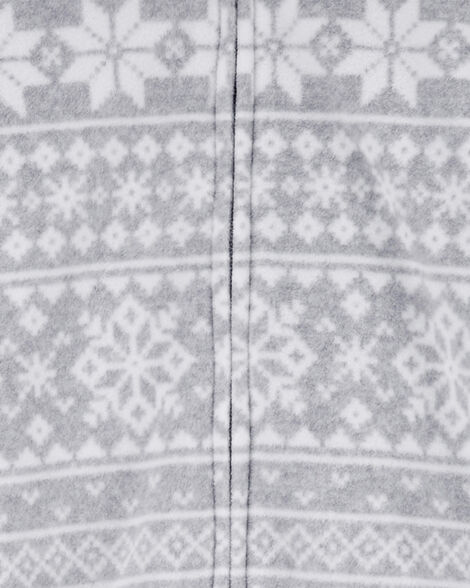  Product image 2 of Baby Fair Isle Hooded Fleece Jumpsuit