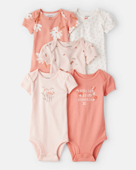 baby 5-pack short-sleeve original bodysuits